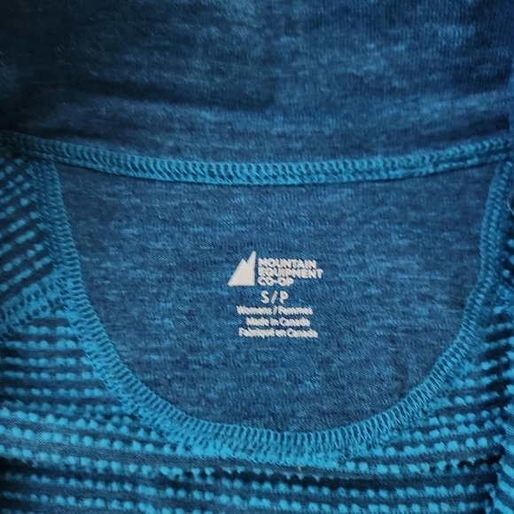 MEC T2 Long-Sleeved Zip-T - Women's base layer blue size small - Picture 8 of 13